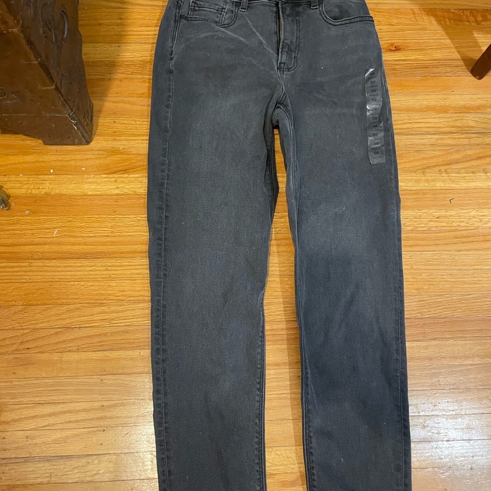 American Eagle Outfitters Women's Black Straight Leg Jeans